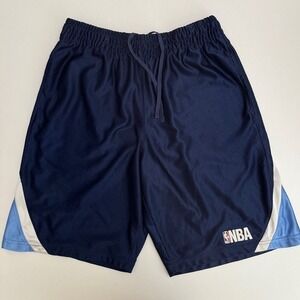 NBA Mens Blue Basketball Shorts, NBA Navy Blue Sports Shorts, NBA Exercise W9